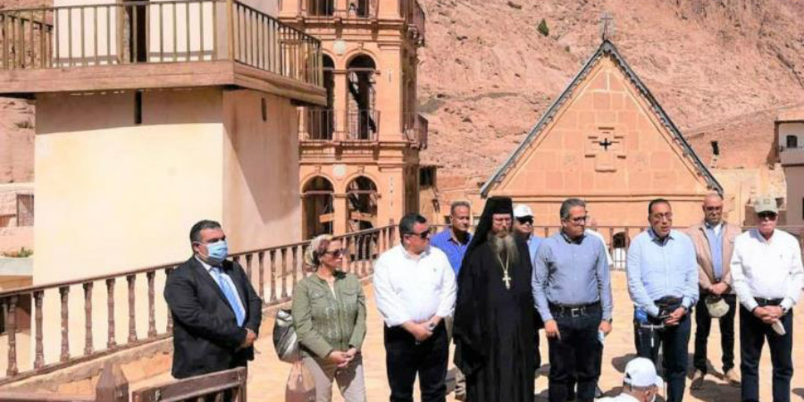 Πρώτη επίσημη επίσκεψη του Αιγυπτίου Πρωθυπουργού στη Μονή Σινά